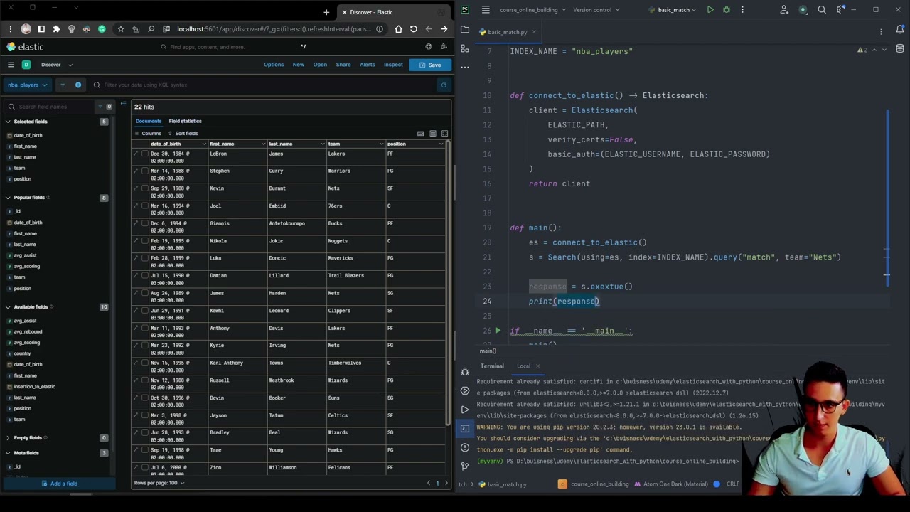 How To Do Basic Match Searching Searching In Elasticsearch DSL 8 Using Python
