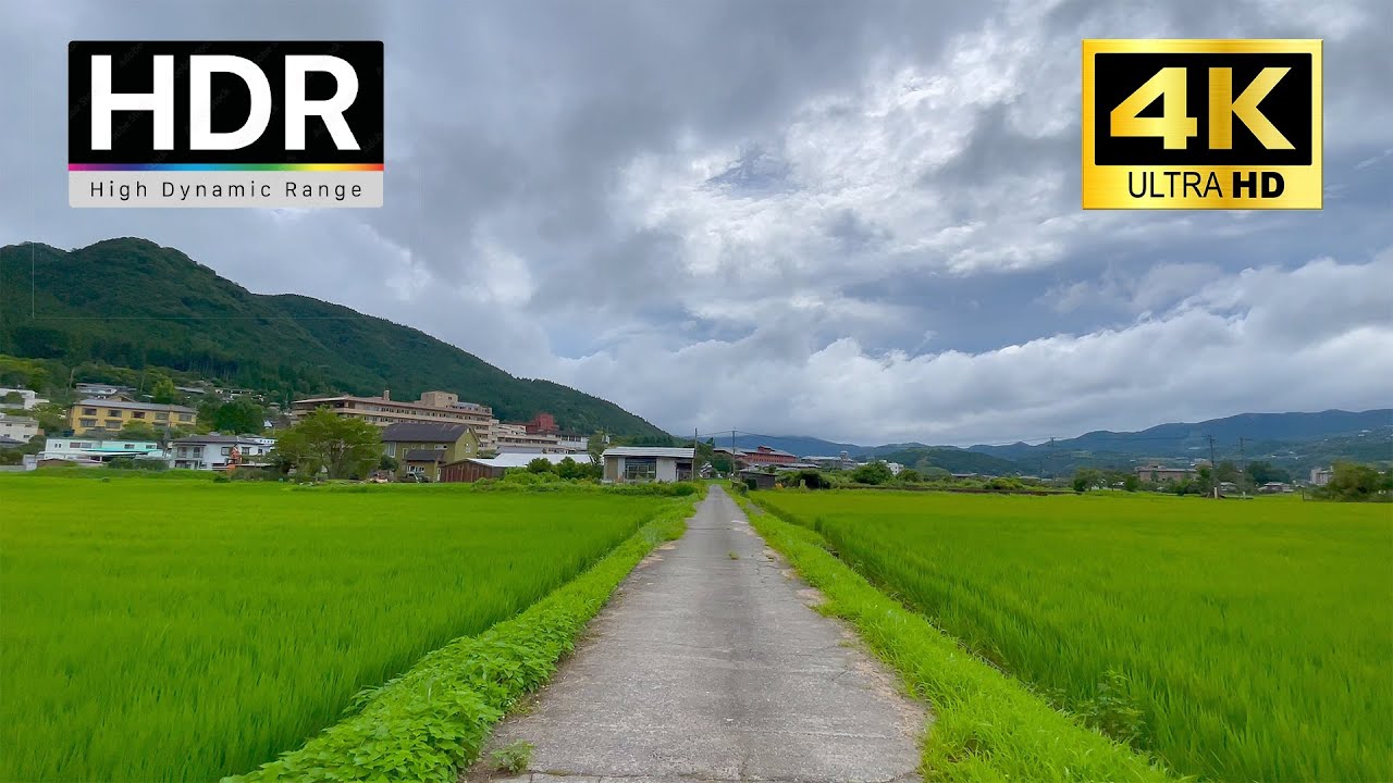 Japan Walk - Random walk of a countryside in Japan - 4K HDR