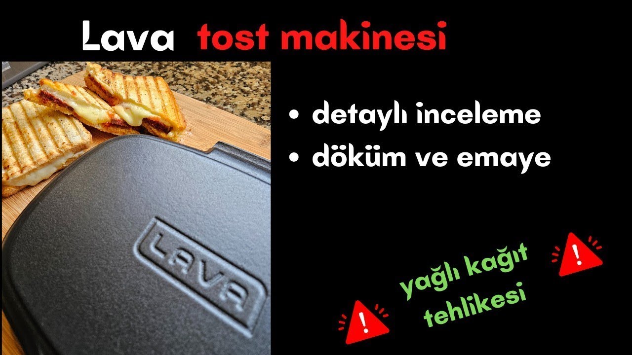 📣Lava tost makinesi 📣İnceleme📣Yağlı kağıt tehlikeli mi?📣sağlıklı tost