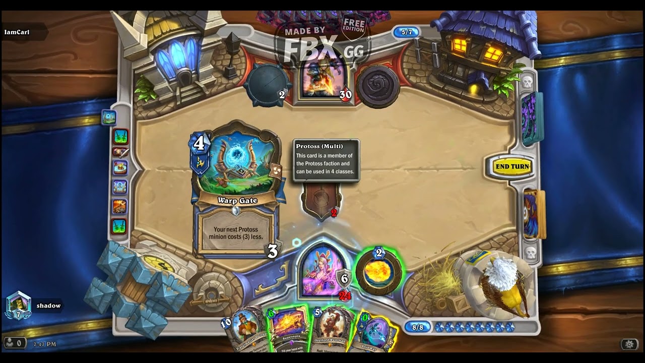 Standard - Mage Vs Rouge - Void Ray Shows up 0 Cost - Legendary Colossus Deck
