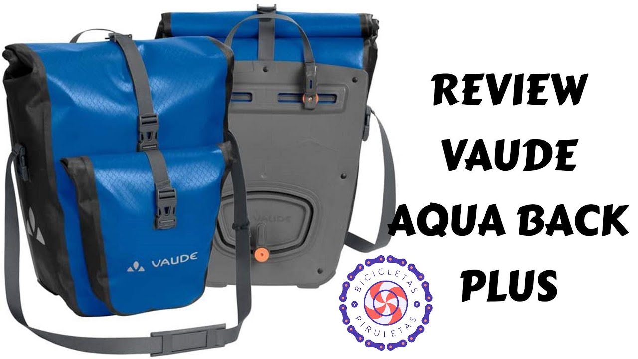 Alforjas vaude aqua back plus test y opinión BICICLETAS Y PIRULETAS