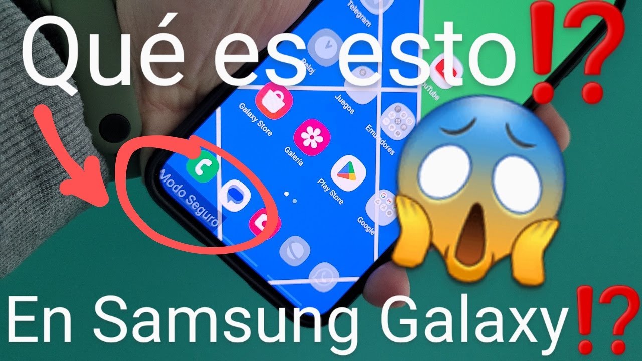 📱🔒❌ Como DESACTIVAR el MODO SEGURO de mi SAMSUNG GALAXY (QUITAR el MODO SEGURO CELULAR SAMSUNG)