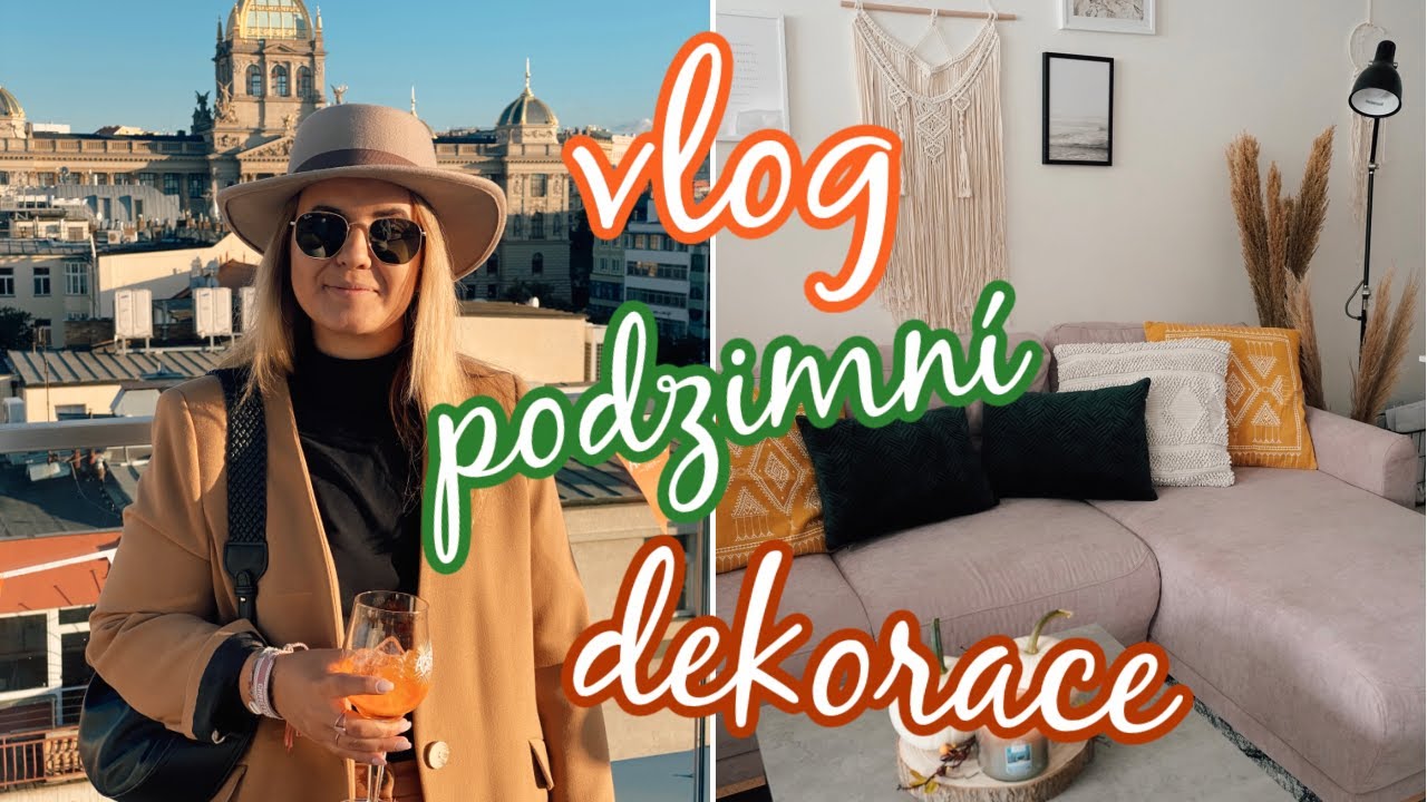 VLOG - Mám nový gauč, Podzimní dekorace do bytu!🍁