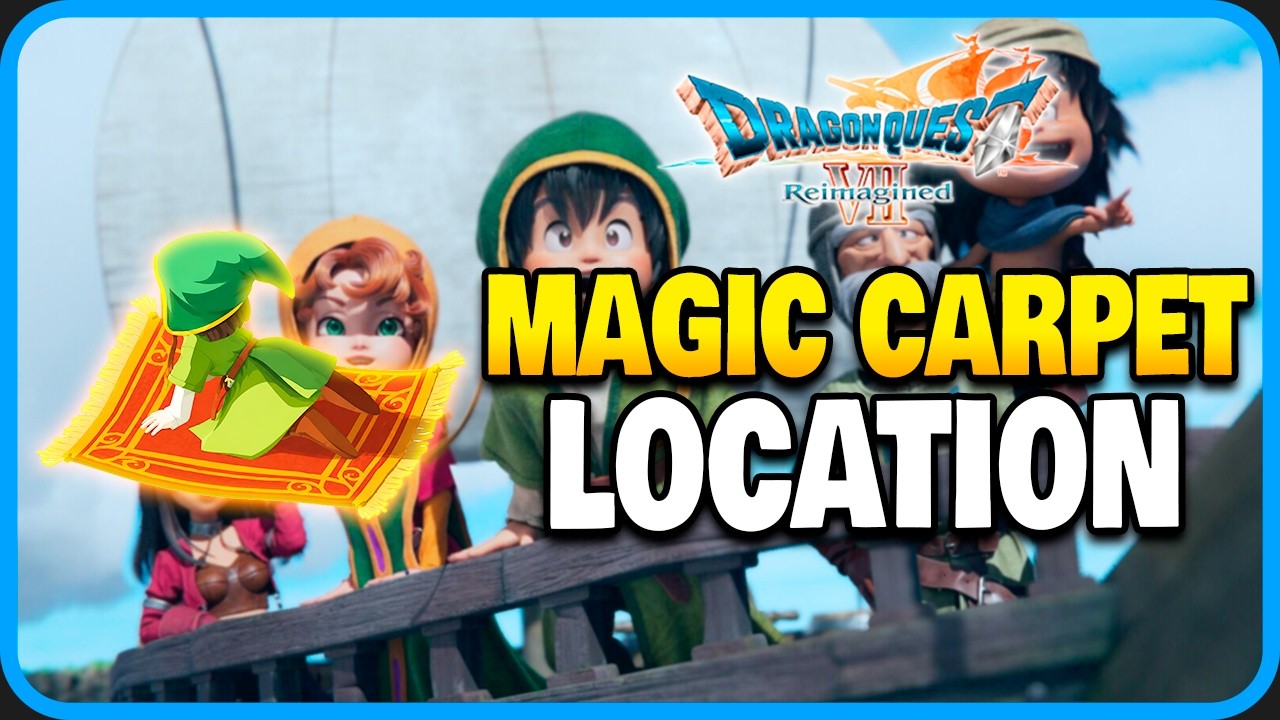 DRAGON QUEST VII Reimagined: Maid of Honoré Achievement - Trophy Guide (Magic Carpet location)