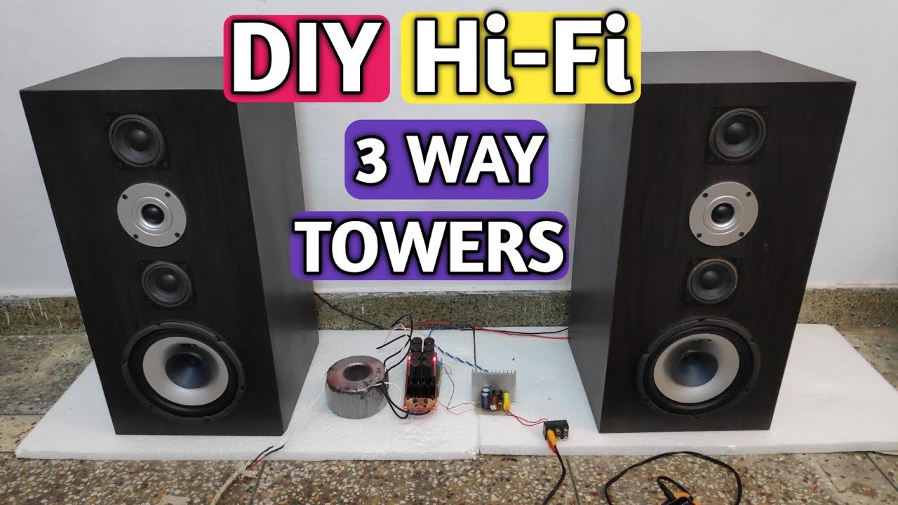 DIY Hi-Fi 3 Way Towers Homemade || HINDI || IndianXtremeAudio