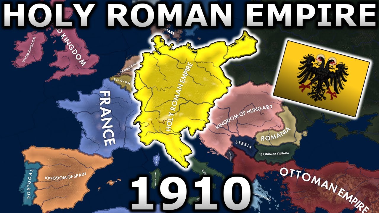 What if the Holy Roman Empire existed in WW1? | HOI4 Timelapse