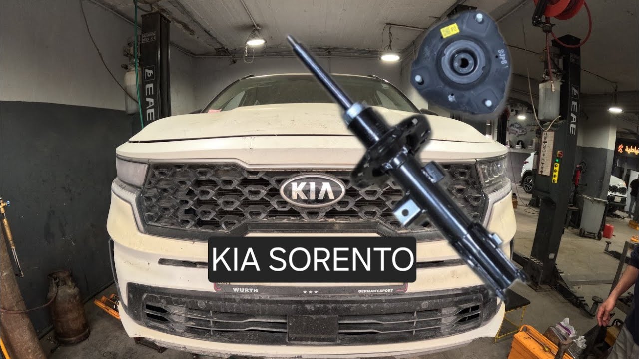 replacing front shock absorber - strut mount ... kia sorento 2021-2025 (torque specs)