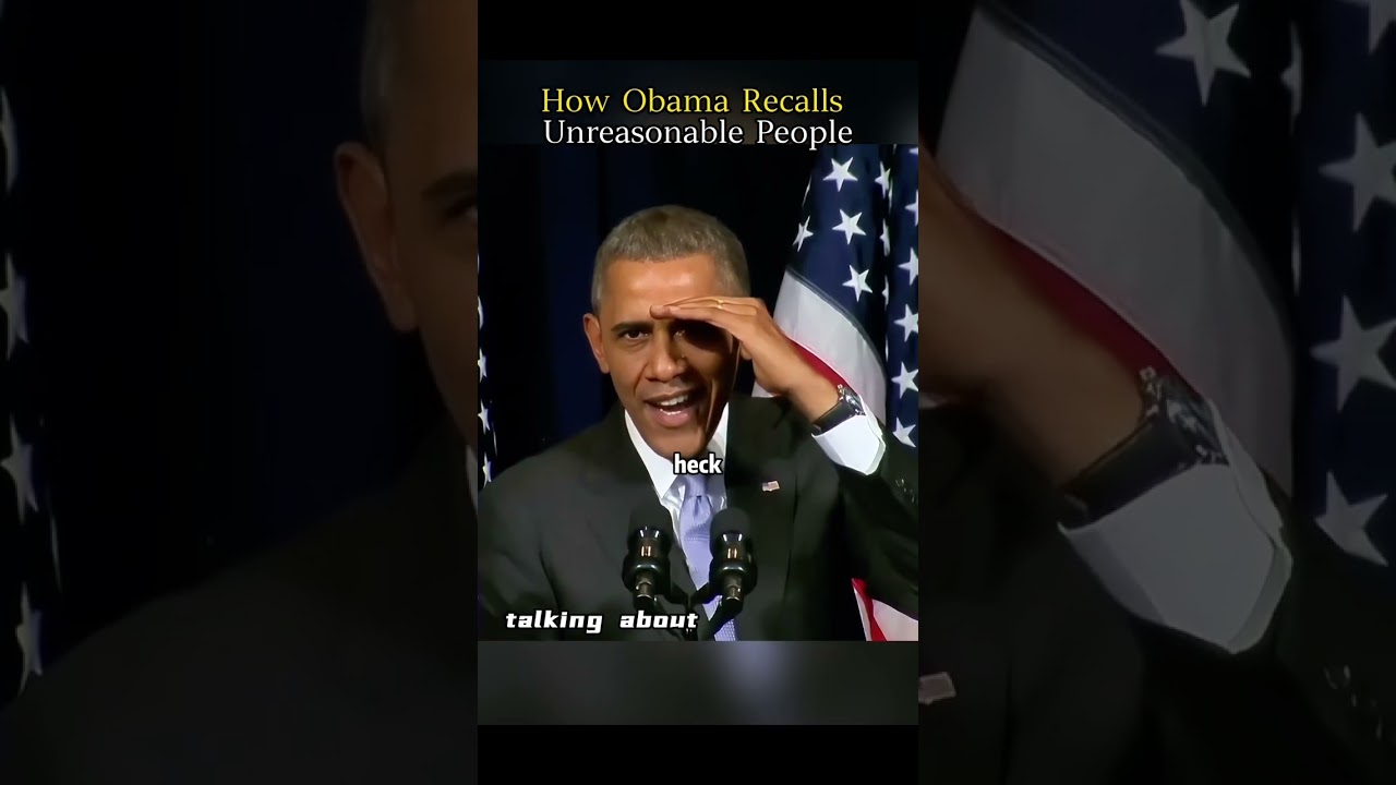 How obama recalls unreasonable people #funny #comedy #funnyshorts #president #fyp #obama