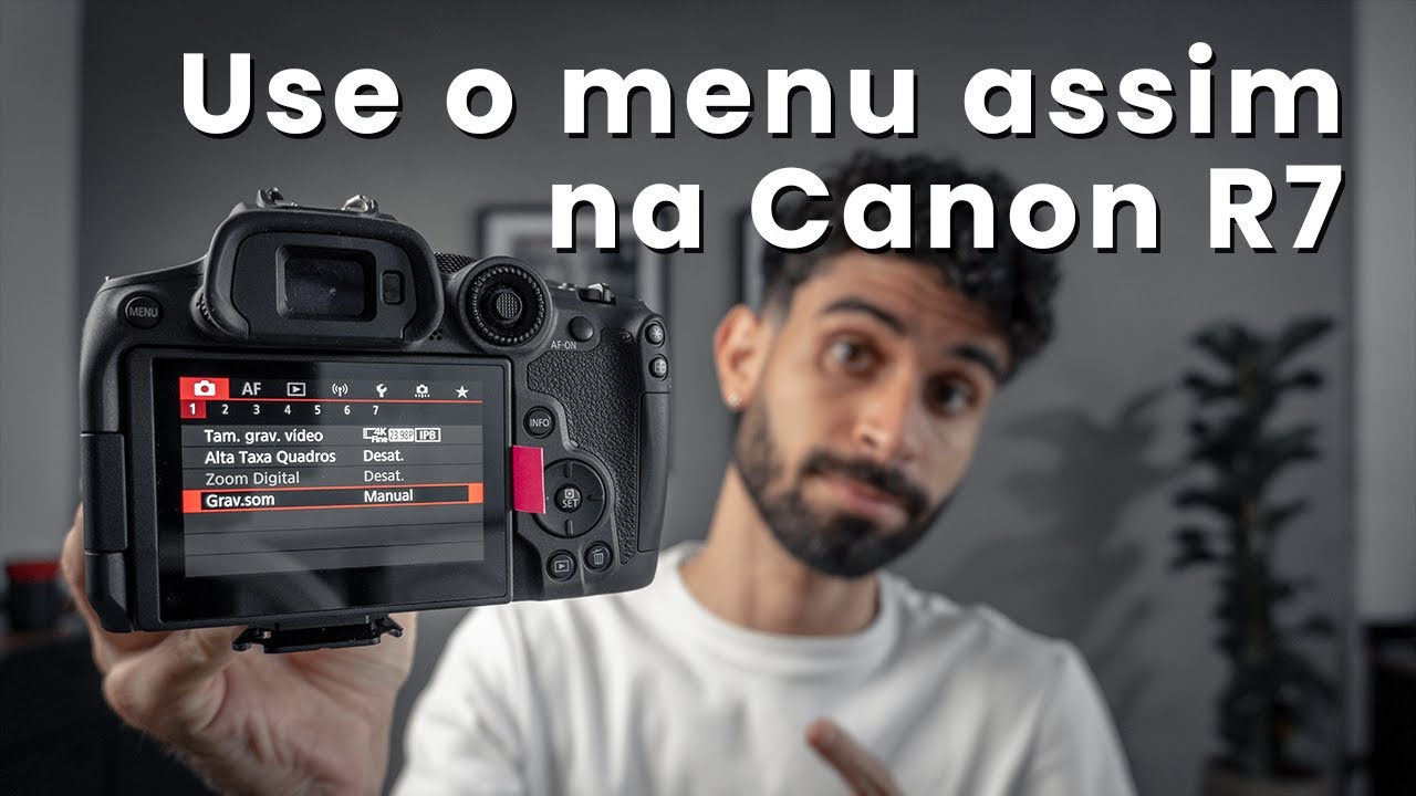 Como configuro a CANON R7 para Vídeo com MÁXIMA QUALIDADE