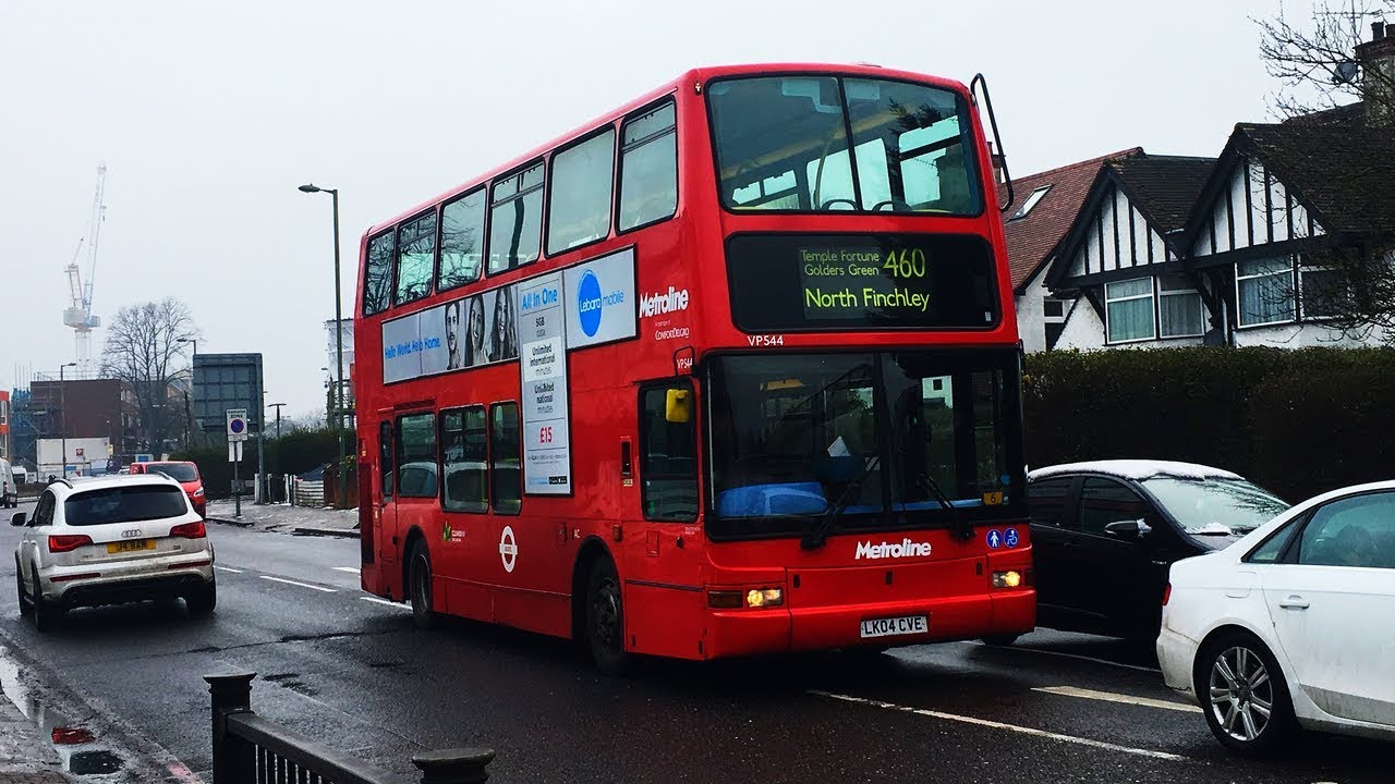 460 Bus Route (VP544 LK04CVE) Volvo Plaxton President Metroline (3rd March 2018)
