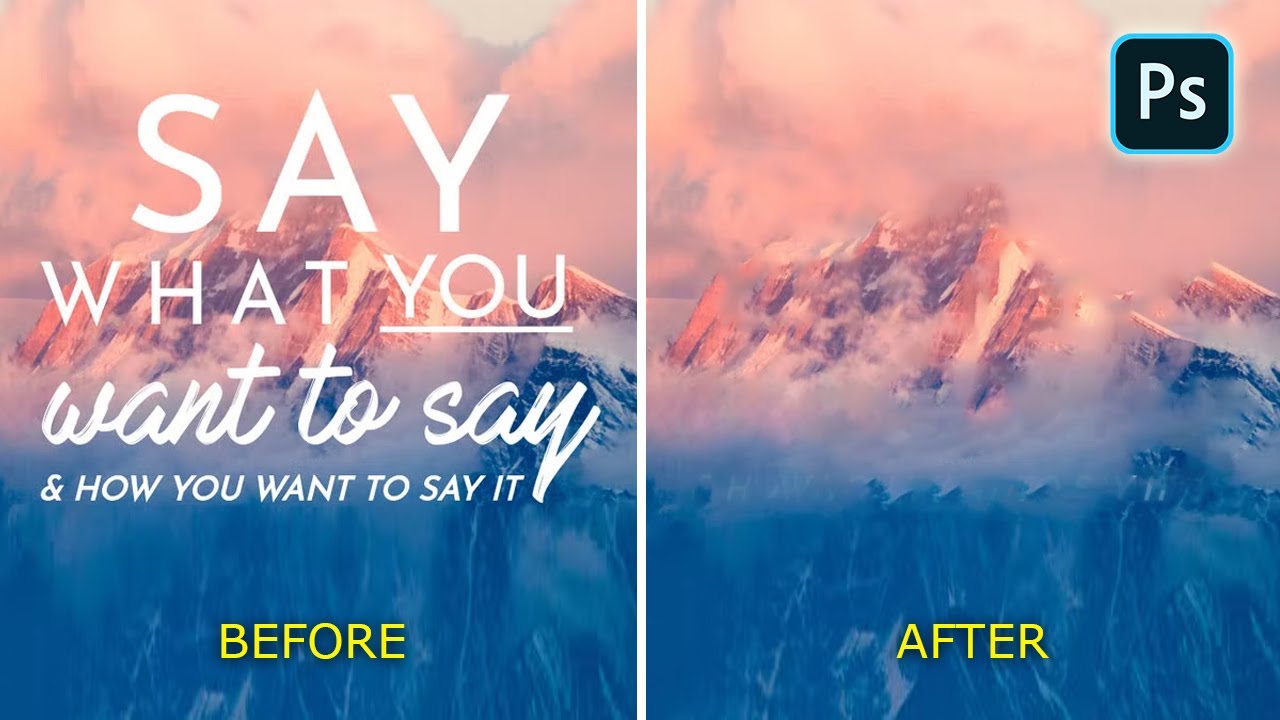 How to Remove Text from Image in Photoshop, Easy, Urdu/Hindi