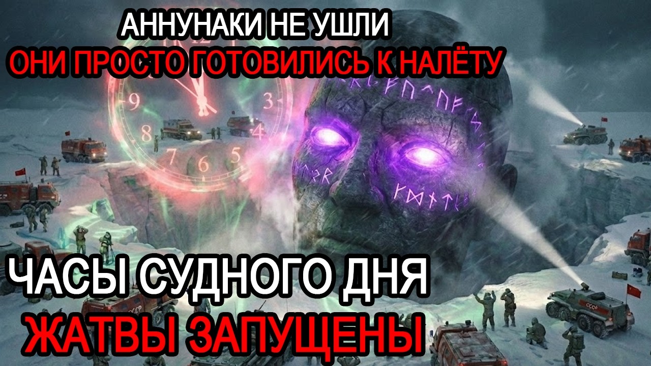 АННУНАКИ НЕ БОГИ! ЧАСЫ СУДНОГО ДНЯ РЕАГИРУЮТ НЕ НА БОМБУ! ЧТО ЗА БЕЛОЕ ПЯТНО НА КАРТАХ АНТАРКТИДЫ?