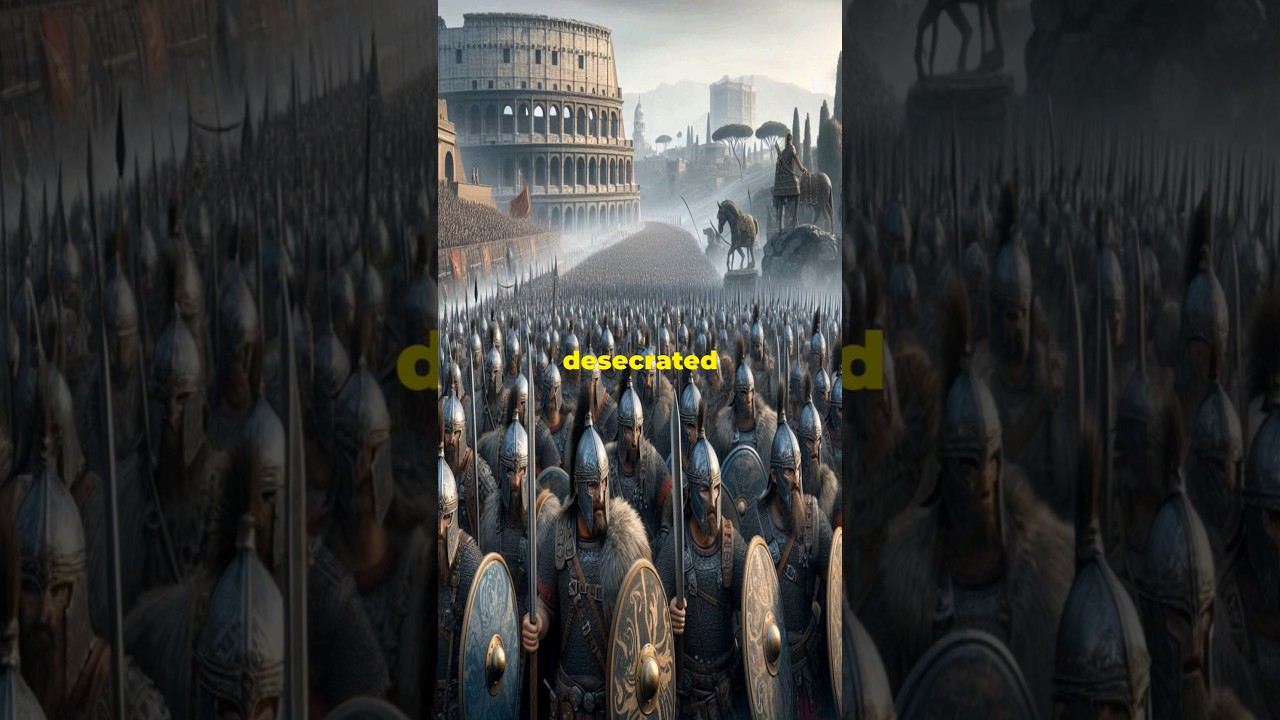 When Rome Fell: The 410 AD Visigoth Sack! #SackofRome #Visigoths #RomanEmpire #HistoricalEvents