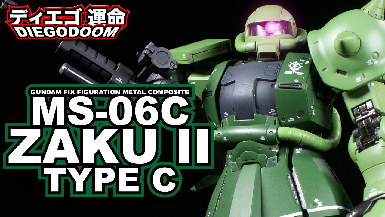 Gundam Fix Figuration Metal Composite MS-06 Zaku II Type C Review