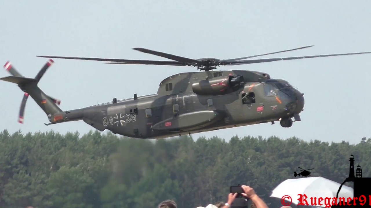[HD] Tag der Bundeswehr 2018 , Holzdorf  , Sikorsky Ch 53 Solo Display