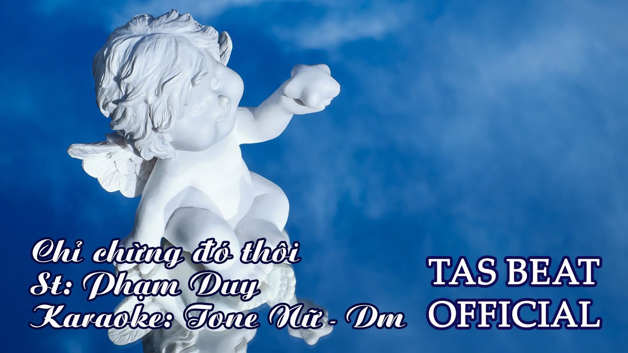 Karaoke Chỉ chừng đó thôi - Tone Nữ | TAS BEAT