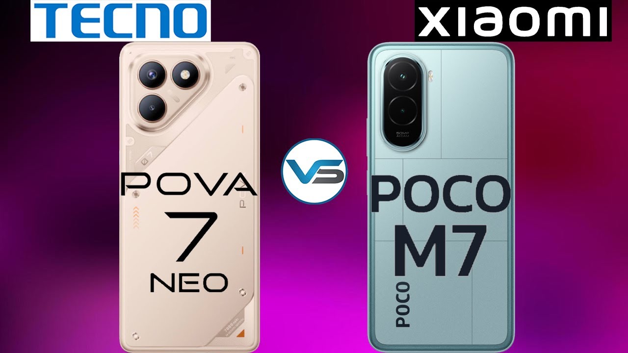 Poco M7 4G VS Tecno Pova 7 Neo 4G | Tecno Pova 7 Neo 4G VS Poco M7 4G