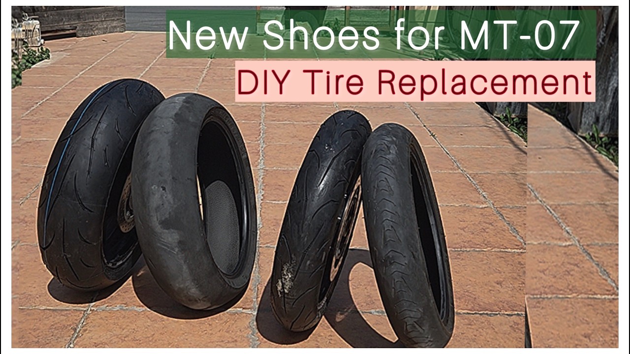 MT-07 New Shoes / DIY Tire Replacement