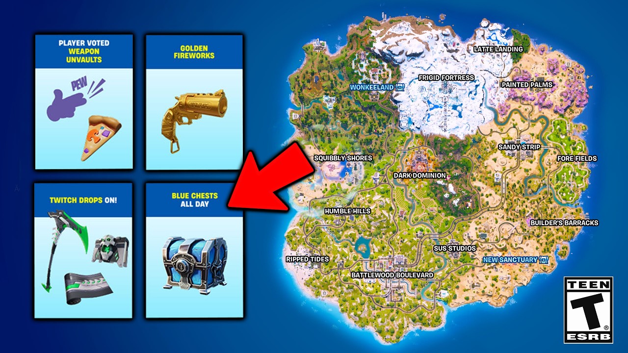 НОВОЕ обновление FORTNITE! (Новый сезон, живое событие и День сообщества)