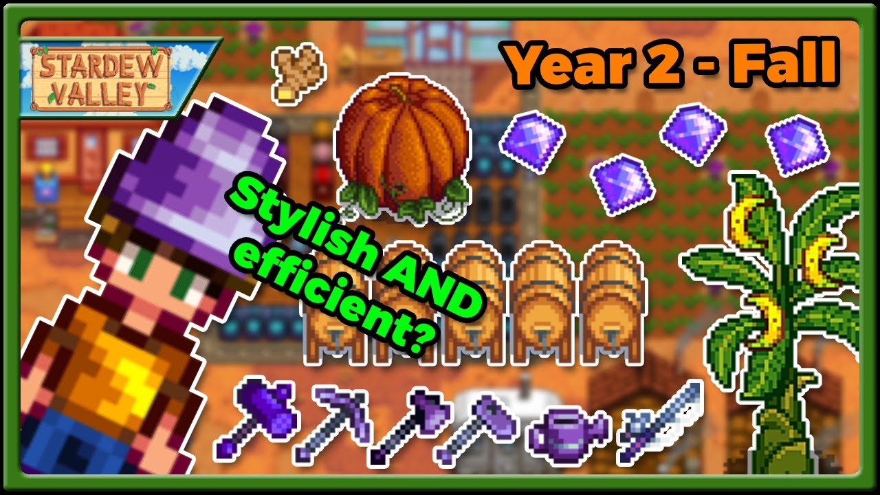 В погоне за совершенством — Stardew Valley v1.6 — осень 2-го года