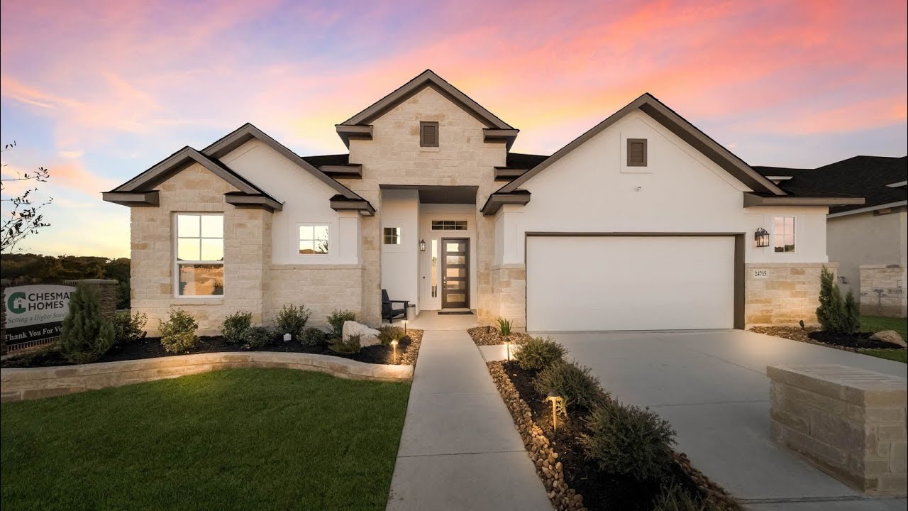 GORGEOUS NEWLY CONSTRUCTED HOME JUST OUTSIDE OF SAN ANTONIO TX| CHESMAR HOMES