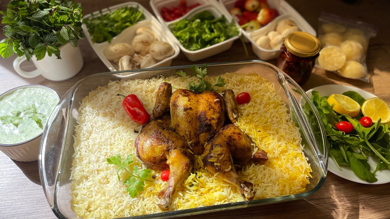 نظمي طبخك بذكاء وليس بجهد ☺️👌/طريقتي بالمندي ب٤ مكونات بس 🐓🥒