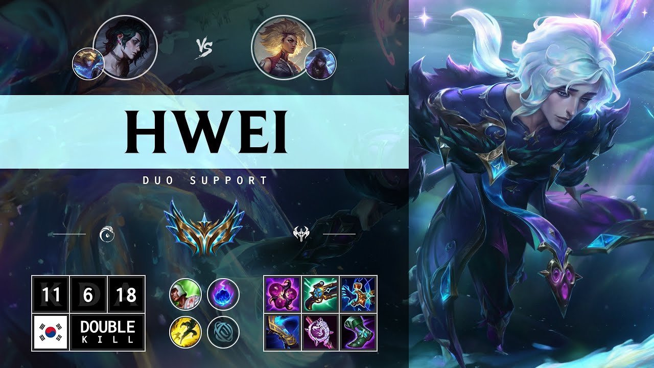 Hwei Support vs Rell - KR Challenger Patch 14.12
