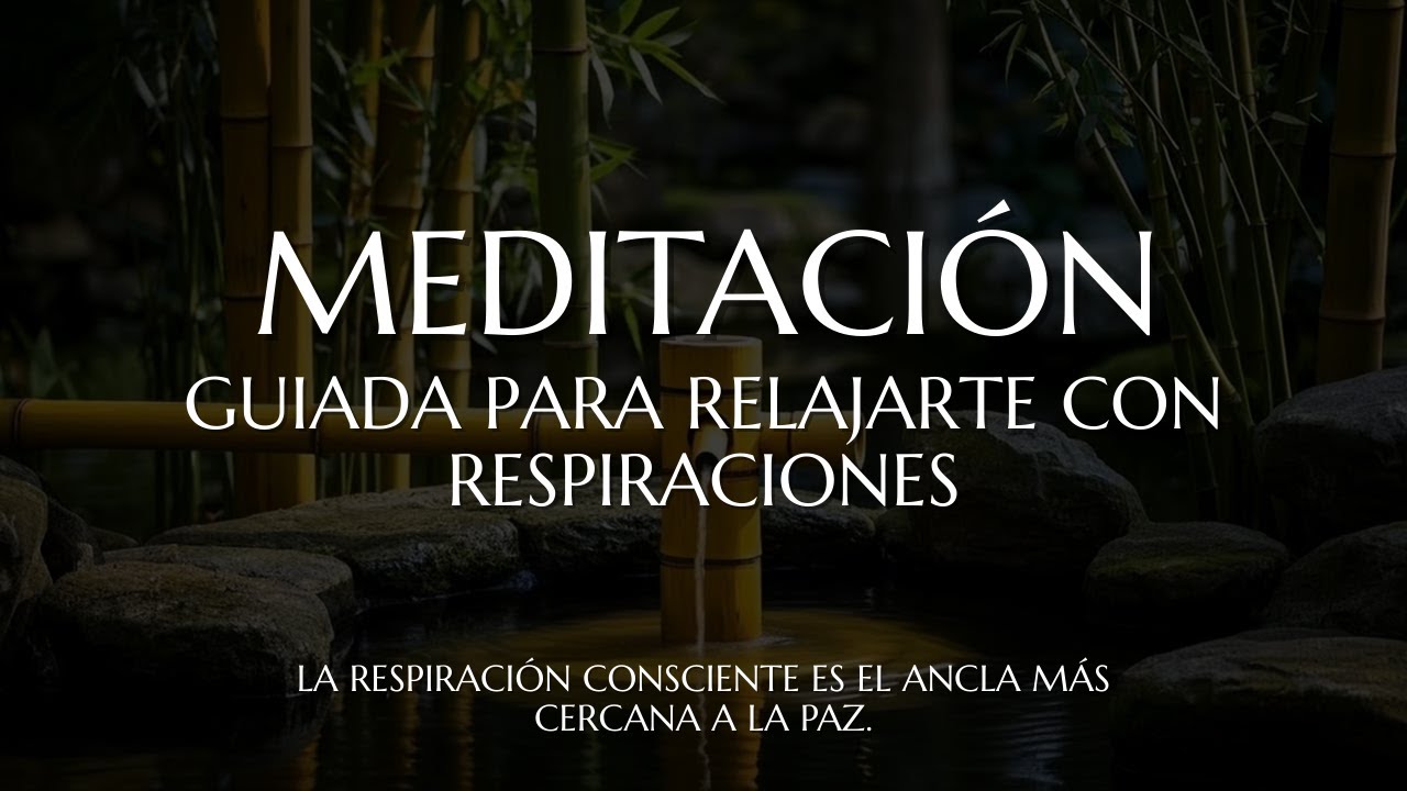 🌬️ MEDITACIÓN Guiada para RELAJARTE con RESPIRACIONES | Soluna Alma 🧘‍♀️