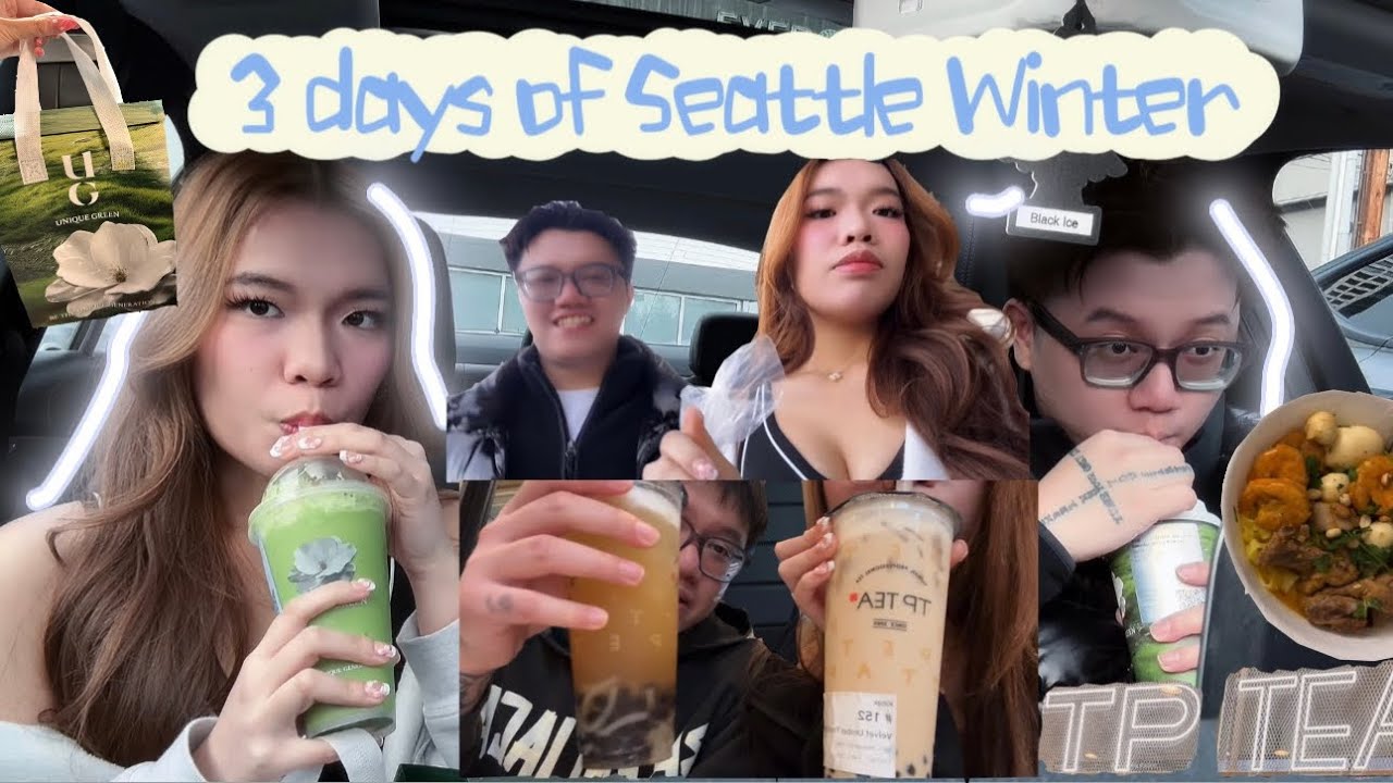 DAYS IN SEATTLE WINTER vlog | Mùa đông của tụi mình ở Seattle sẽ như thế nào? ❄️🌮🧋