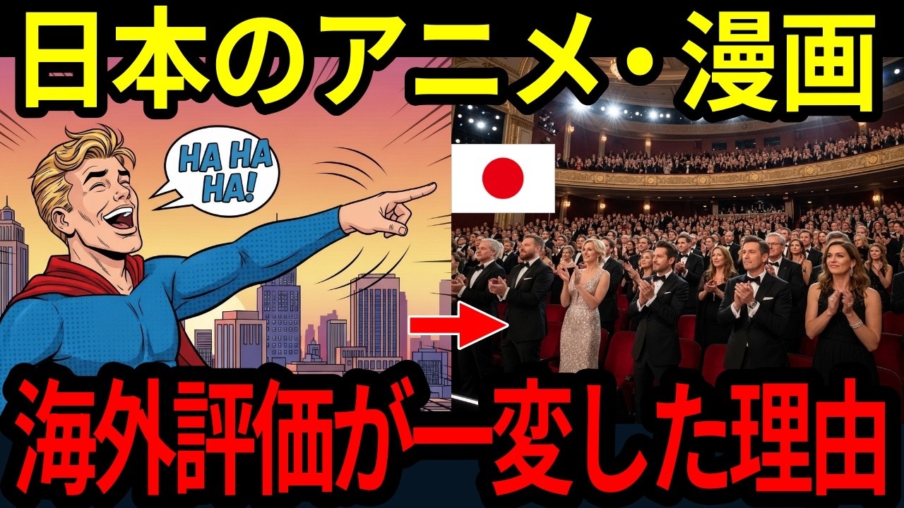 【海外の反応】「安っぽい」と笑われた日本アニメ･漫画が&ldquo;覇権&rdquo;を取った本当の理由