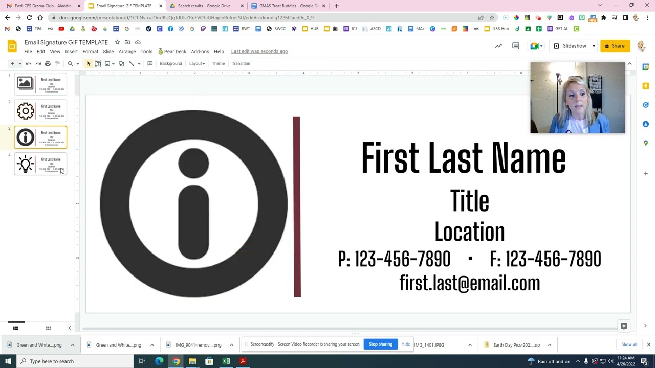 How to Make a Google Slide into a Gif