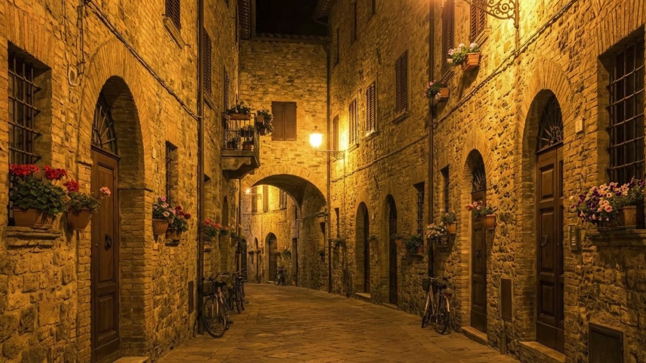 Italian Streets at Night 🌙 Chill Jazz Ambience | Vol. 14