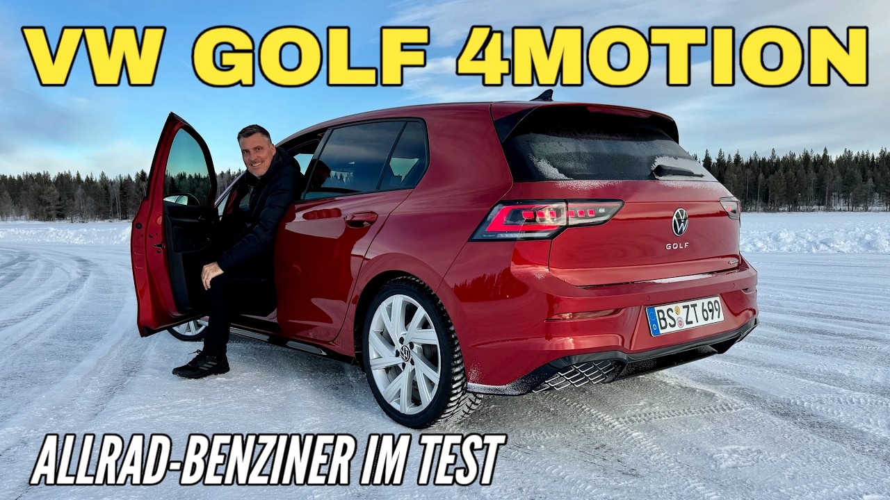 VW GOLF 4MOTION 2025: Neuer TSI mit 204 PS | Exklusiver Test | Allrad