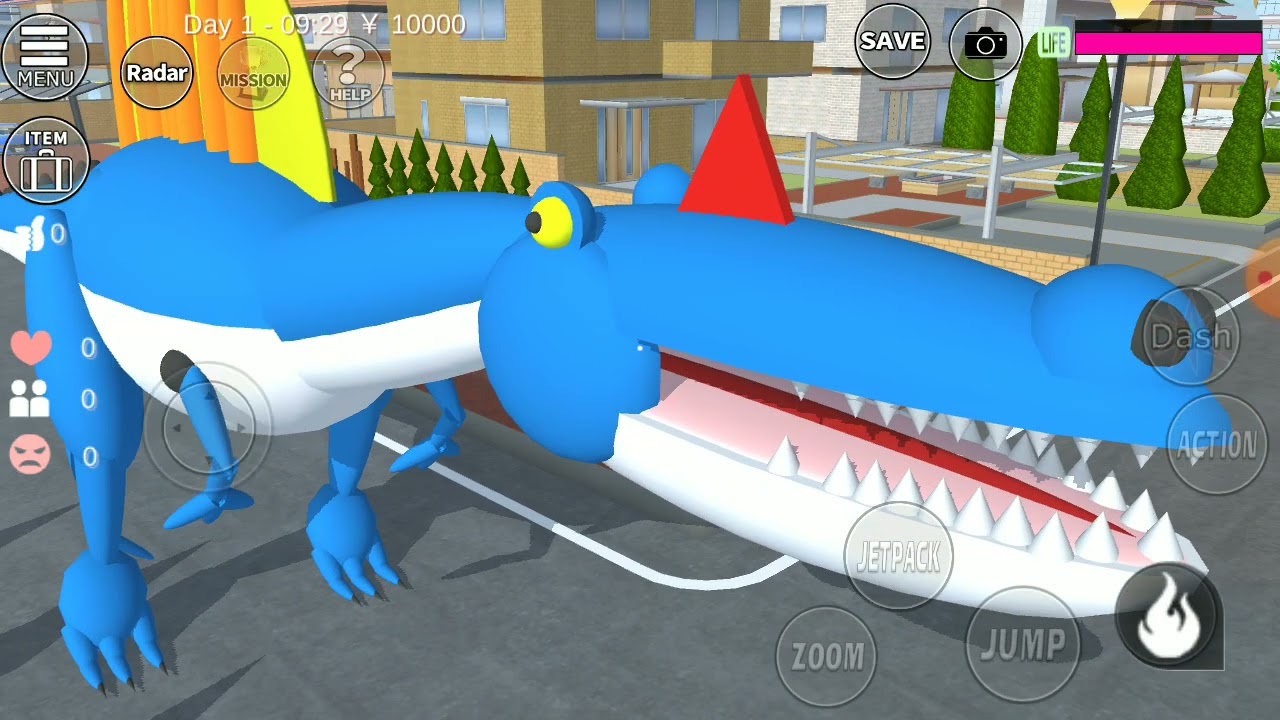 sakurassic park ไดโนเสาร์ จูราสสิค ปาร์ค sakura school simulator