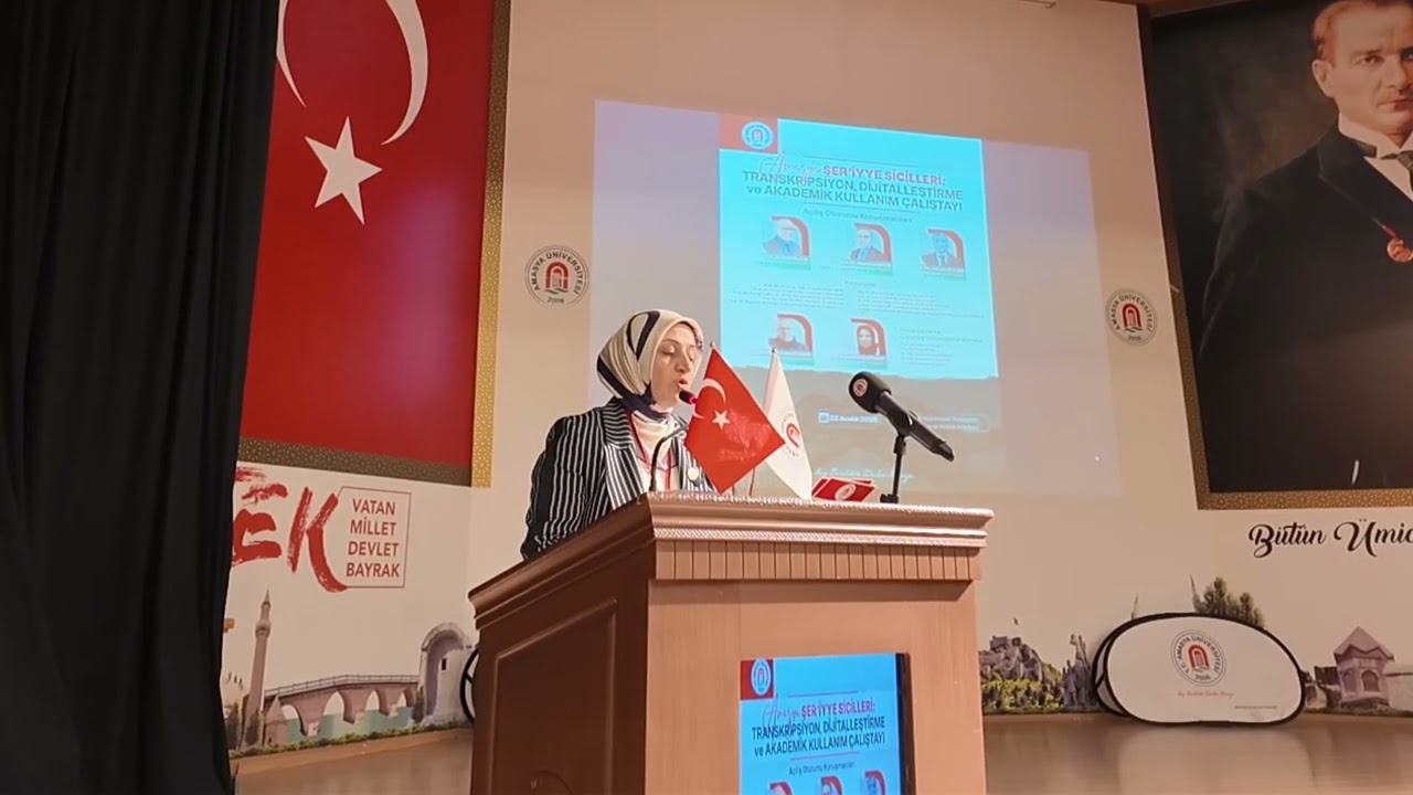 Bir Fikir, Bir Proje Amasya Şer‘iyye Sicilleri  Çalıştayı 22 12 2025