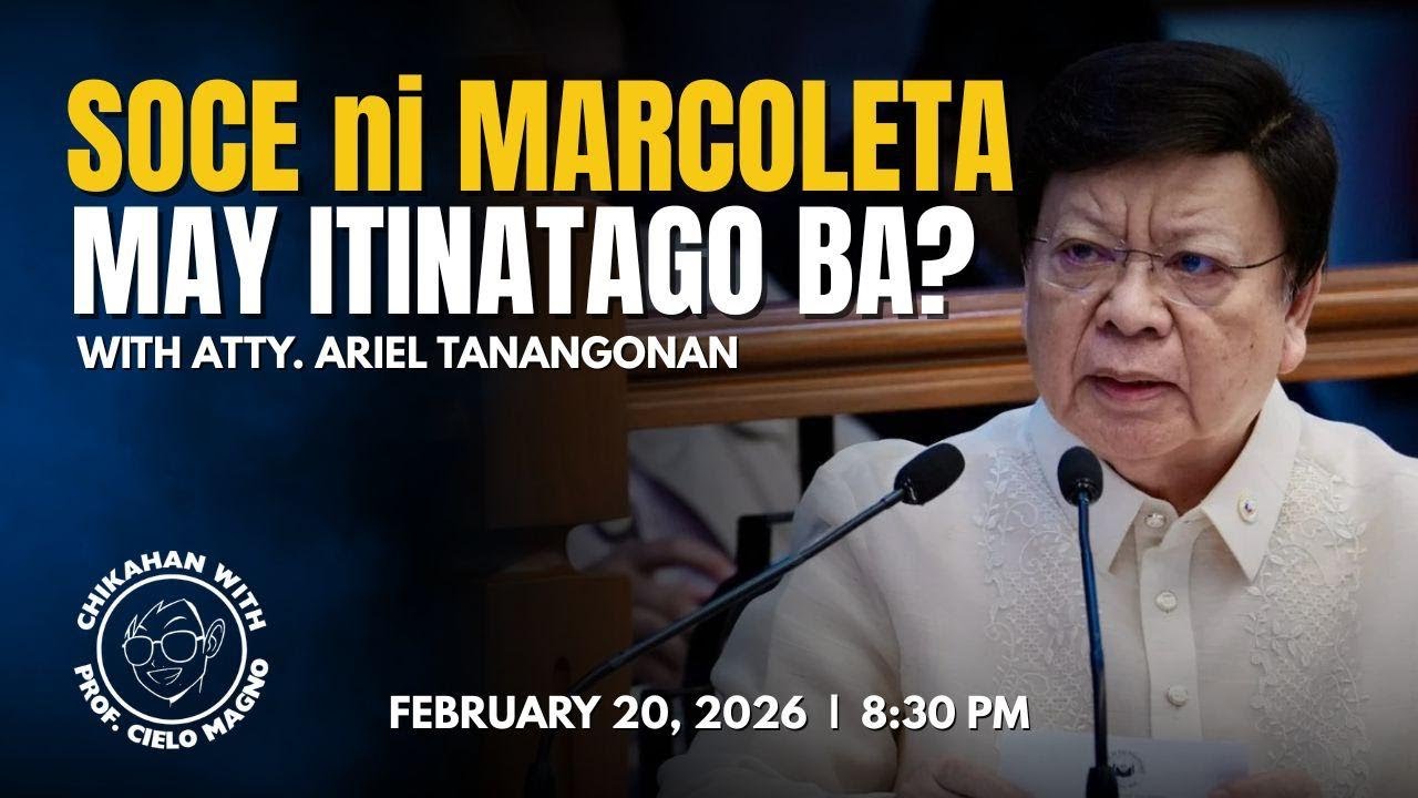 SOCE ni Marcoleta: May tinatago ba?