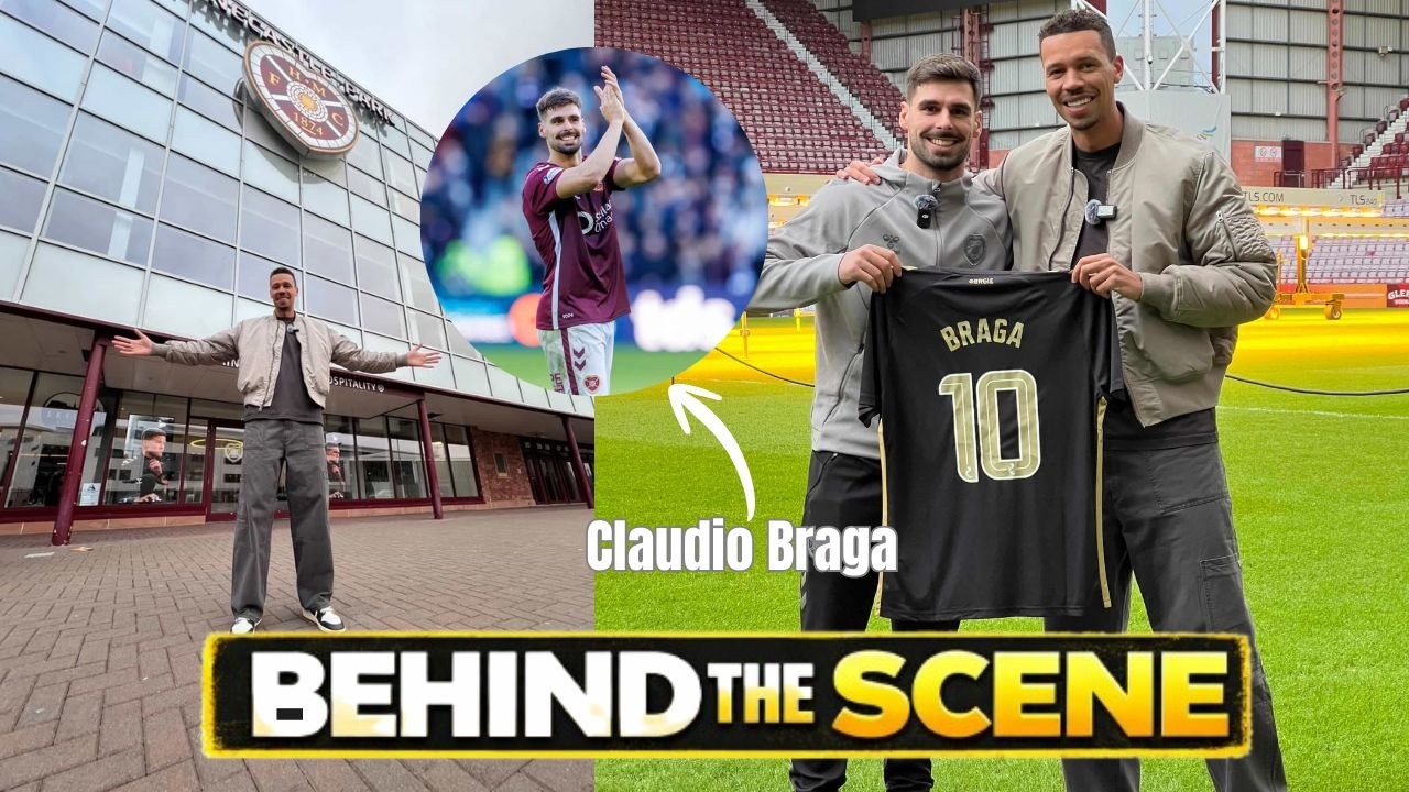 72h in Edinburgh with my Ex-Teammate Claudio Braga | Heart of Midlothian, Training Ground & Matchday