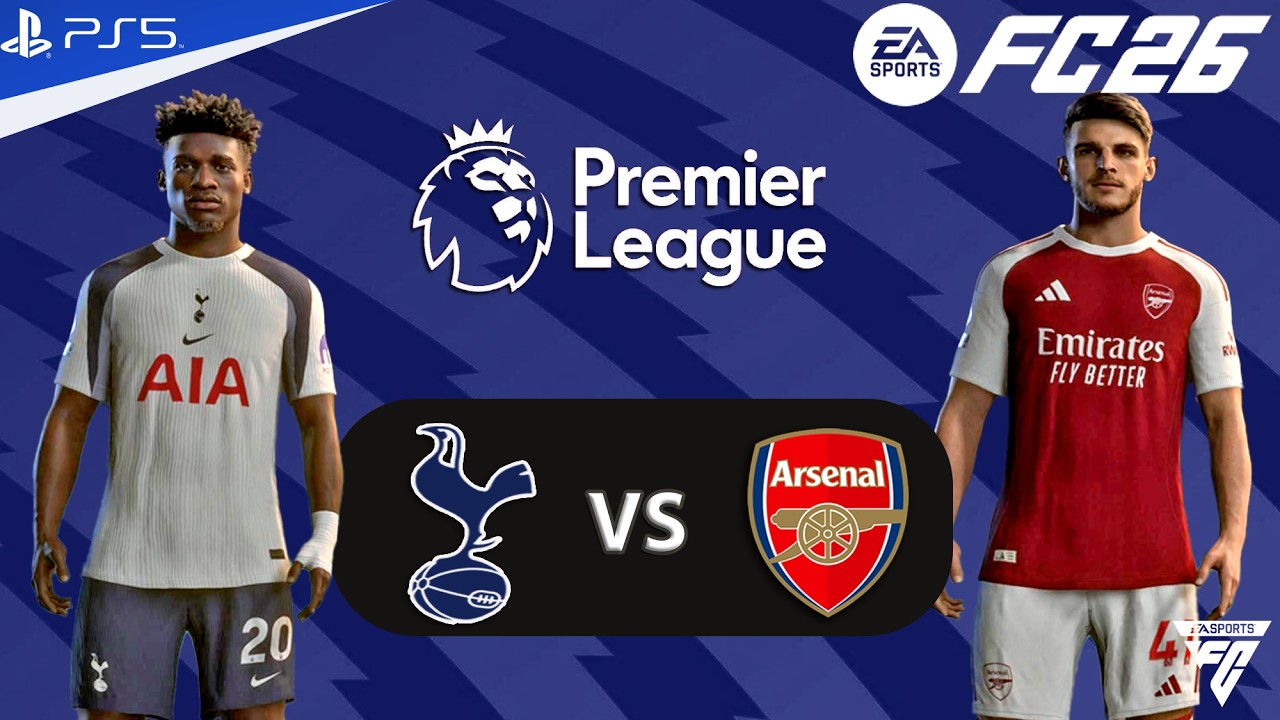 FC 26 - Tottenham Hotspur vs Arsenal - Premier League Match - Authentic Gameplay | PS5&trade; 4K