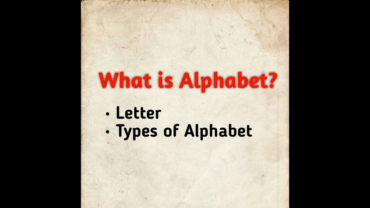 What is an Alphabet ? | Letter | English Grammar | Talk with English