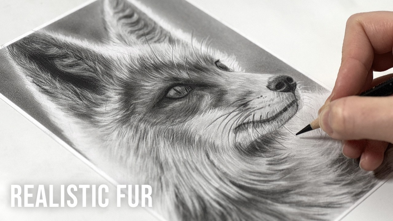 The Layering Method for Realistic Fur - Drawing a Fox Step by Step