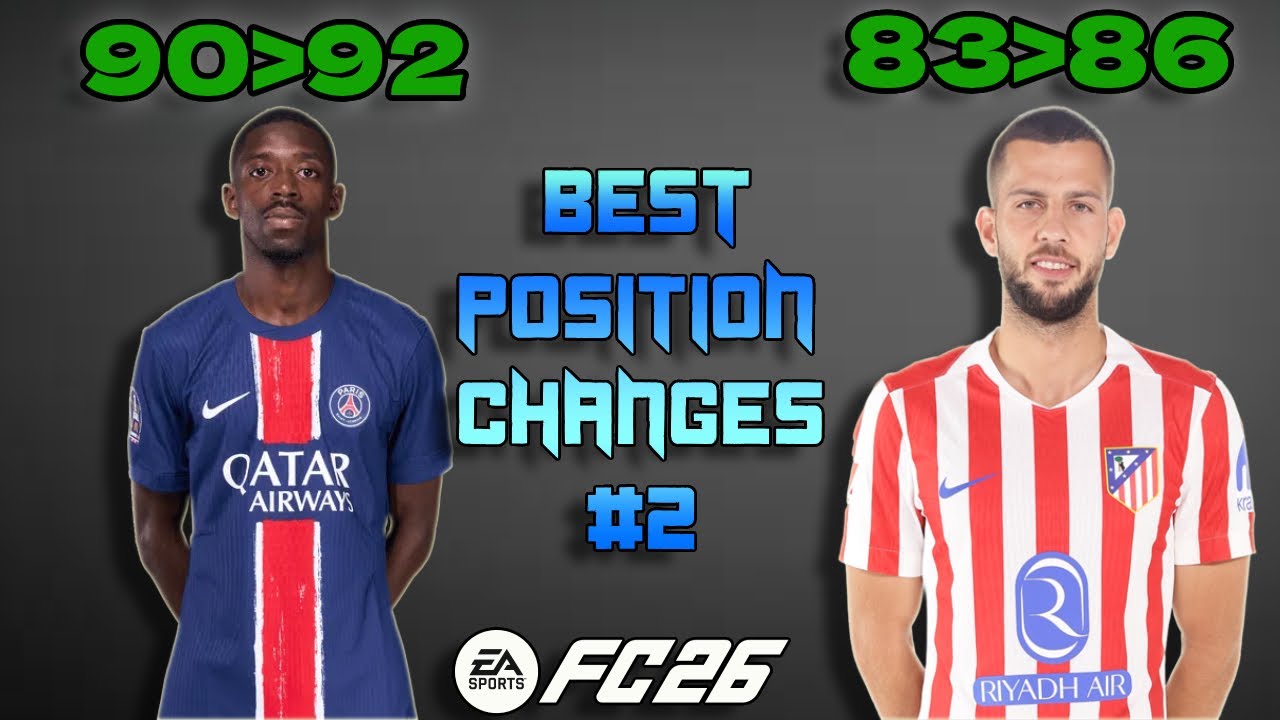 Режим карьеры в FC26: Лучшие изменения позиции, повышающие рейтинг игроков #2