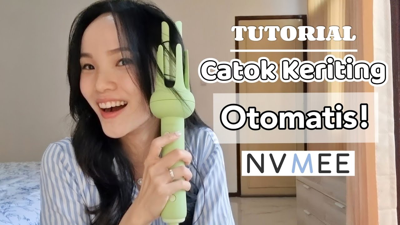 Cara pakai Catokan Curly Otomatis | Review Catok Keriting NVMEE Taurus