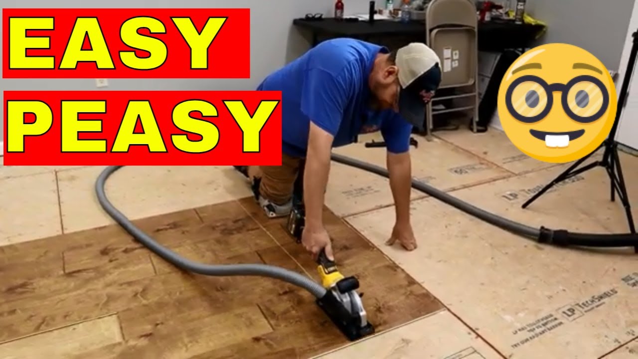 HOW TO REMOVE HARDWOOD FLOORING EASY