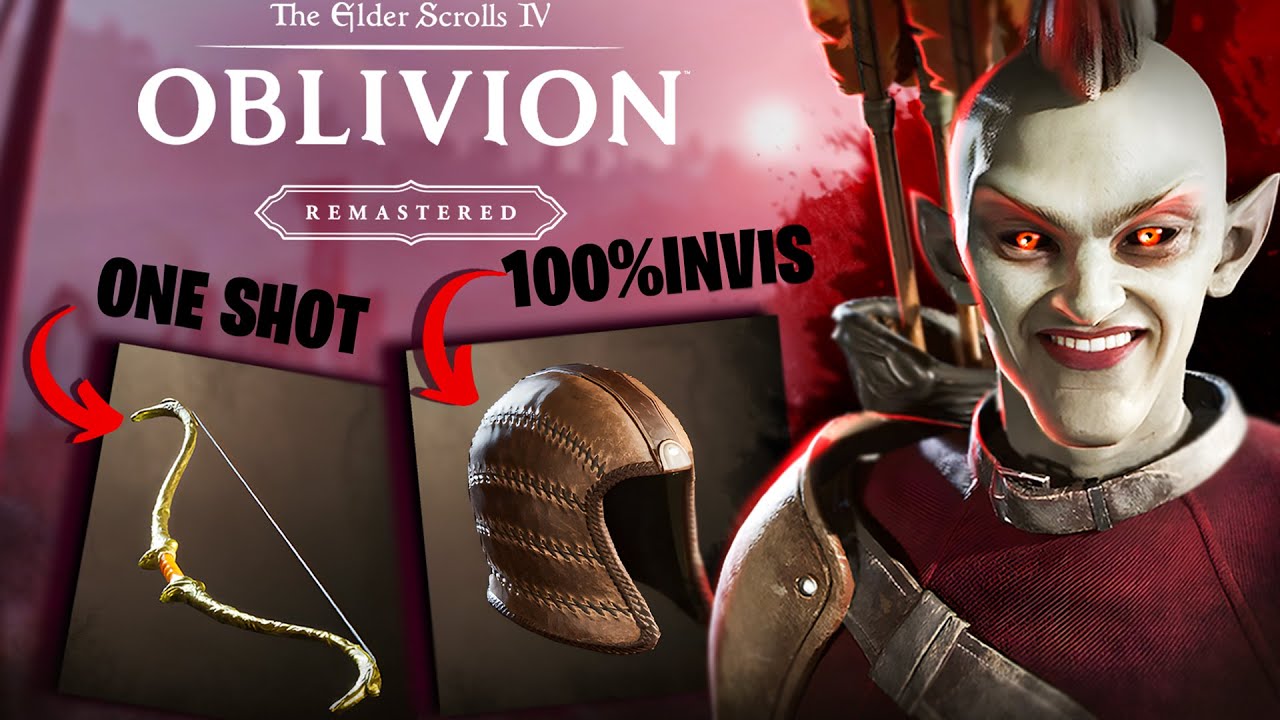 JUST... Most BROKEN Stealth Archer Build in ELDER SCROLLS OBLIVION
