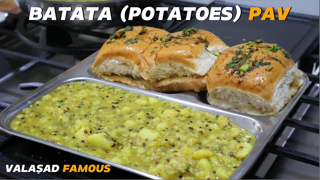 Valsad Famous Batata Bhaji Pav 🔥 | Gujarat Street Food | Crispy Aloo Pav Recipe
