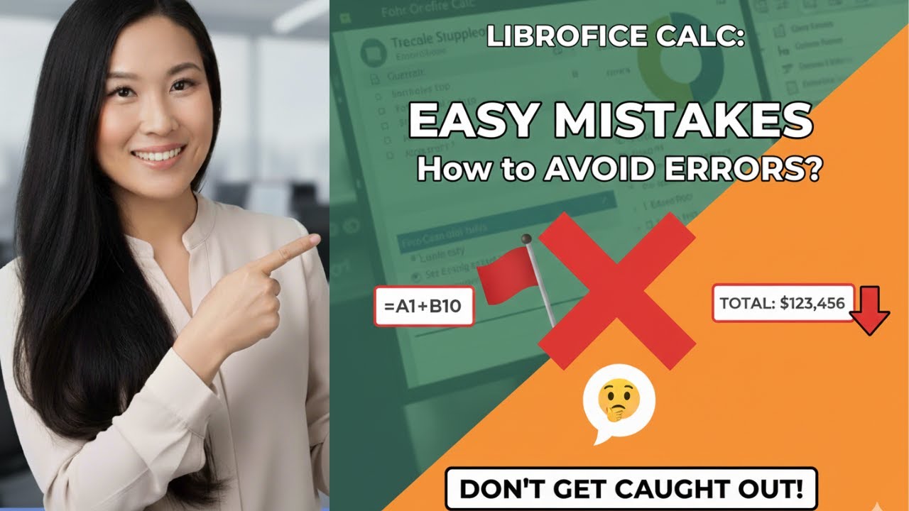 Избегайте этих ошибок в LibreOffice Calc!
