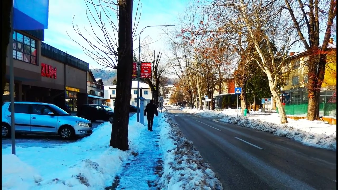 KLJUČ, puste ulice, snijeg, minusi