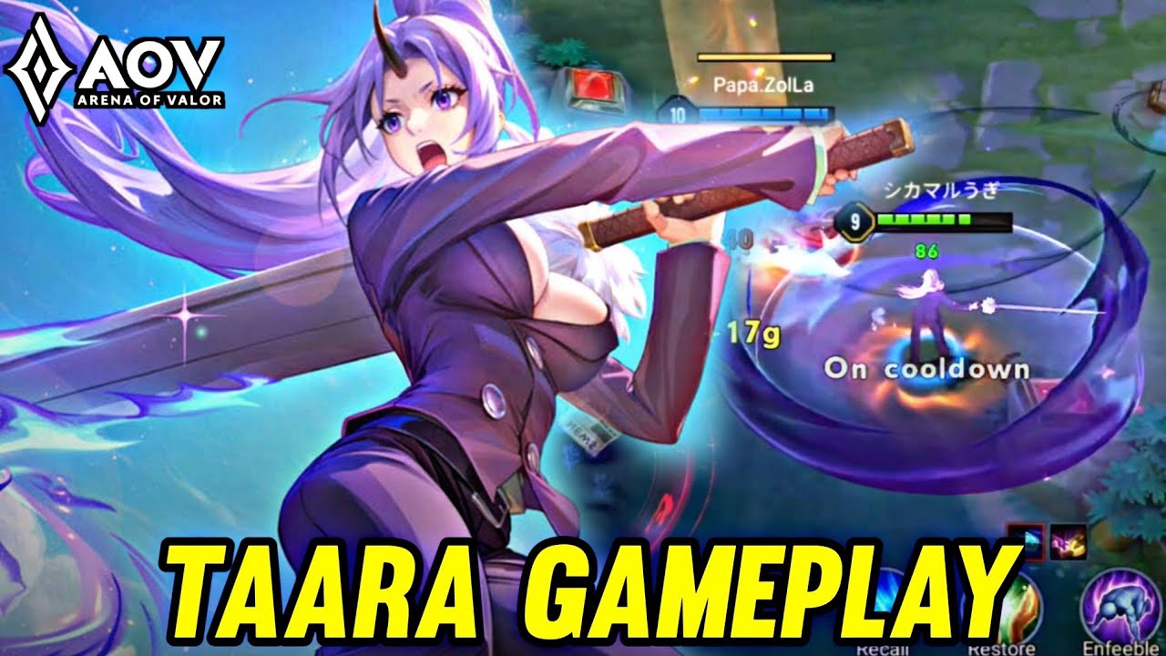 AOV : TAARA/SHION GAMEPLAY | IN SUPPORT - ARENA OF VALOR LIENQUAMOBILE ROV