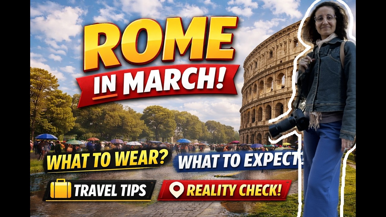 Rome in March 🇮🇹 What It’s REALLY Like (Weather, Crowds & What to Wear)