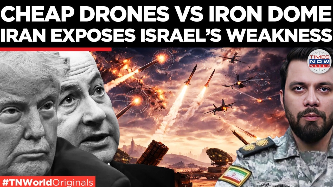 IRON DOME UNDER SIEGE: $20K Iranian Drones Breach Israel&rsquo;s Defenses | US-Iran War